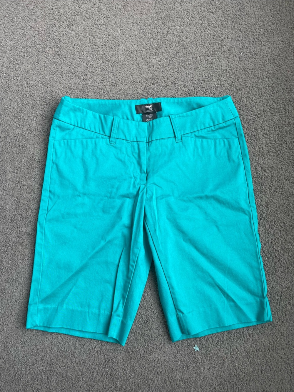 Mossimo Supply Co. Teal Bermuda Shorts